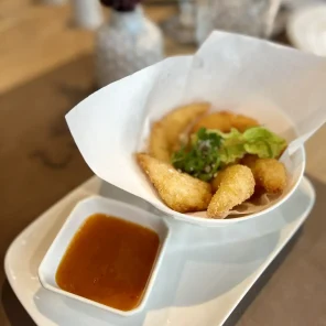 Креветки Панко с тайским соусом